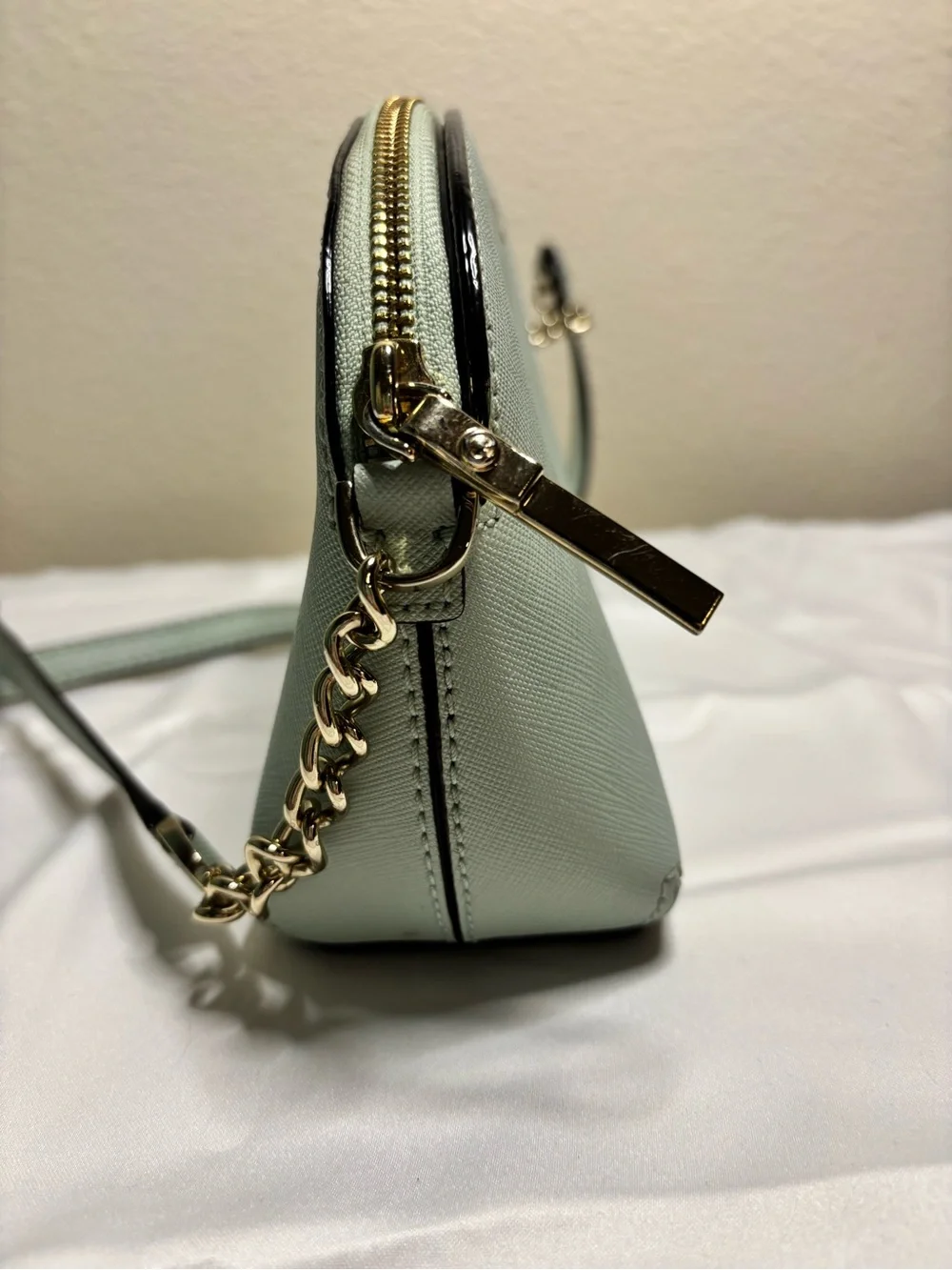 kate spade Perry Saffiano Leather Dome Crossbody